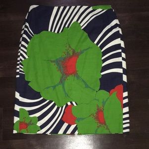 FLORAL PRINT MIX SKIRT